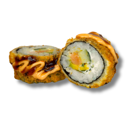 Hot salmon tempura (10vnt.)